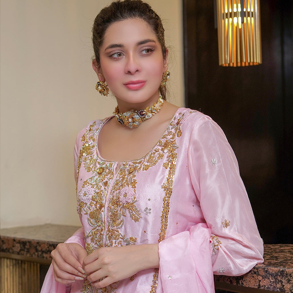 LIBAAS - Enaya Eid Luxe | Rosa Silk