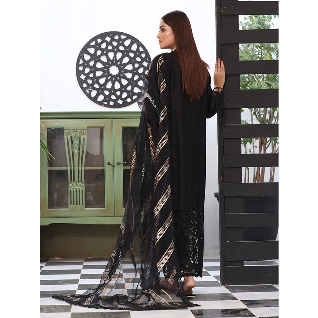 Libaas Sheesha Silk 3 Piece Women Outfit www.libaastrj.com