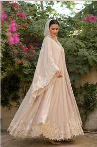Ivory Elegance Cape Abaya