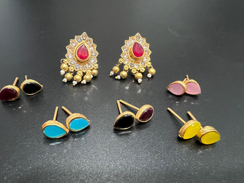 Gold Plated Indian Changeable Tops