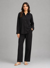 Linen Blend Co-Ord Set
