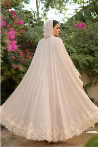 Ivory Elegance Cape Abaya