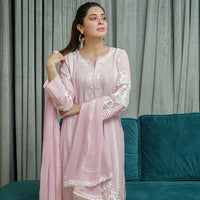 LIBAAS - Enaya Eid Luxe | Kashmiri Pink