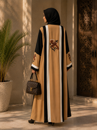 Sahara Bloom Embroidered Abaya