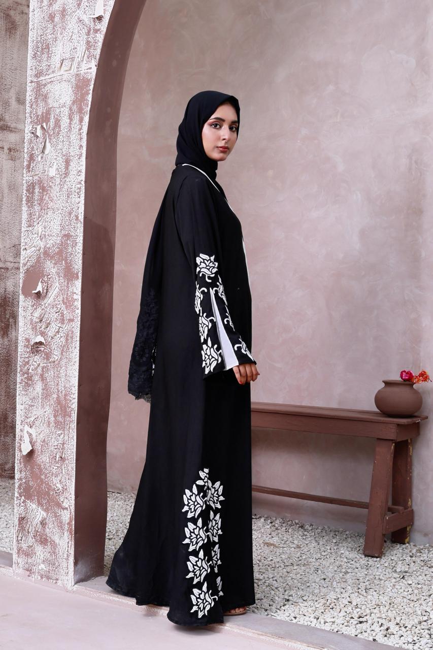 Floral Abaya