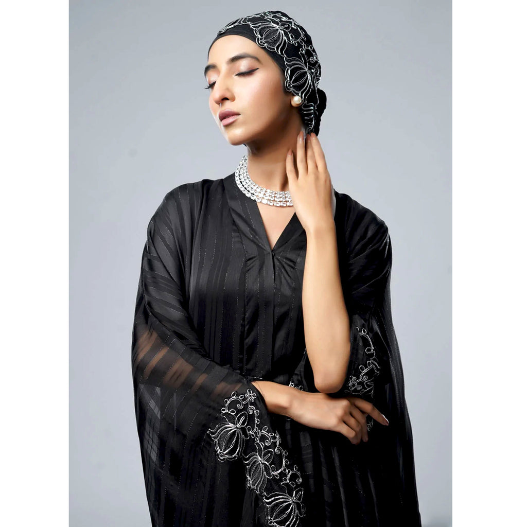 LIBAAS - Parisa Black Abaya