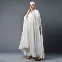 LIBAAS - Parisa White Abaya