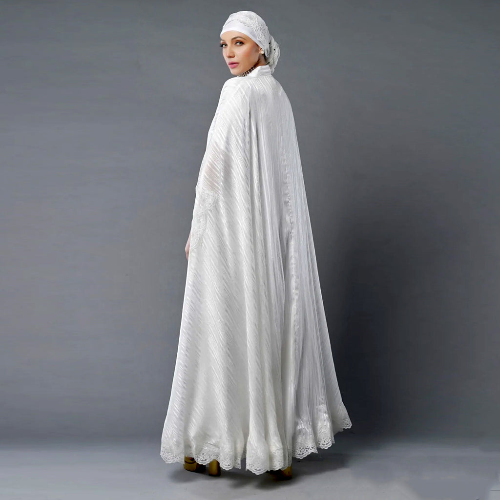 LIBAAS - Parisa White Abaya