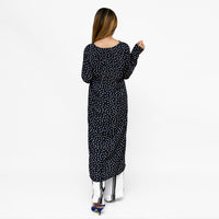 Navy Dotted Stripe Casual by LIBAAS